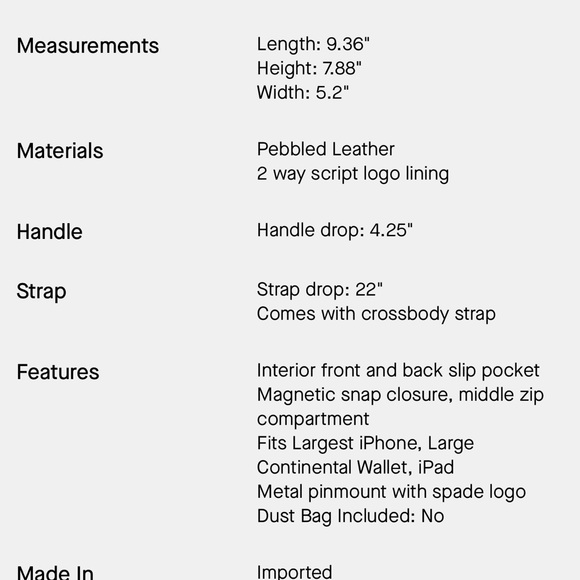 Kate Spade Black Pebbled Dumpling Satchel ✨ - Picture 7 of 7